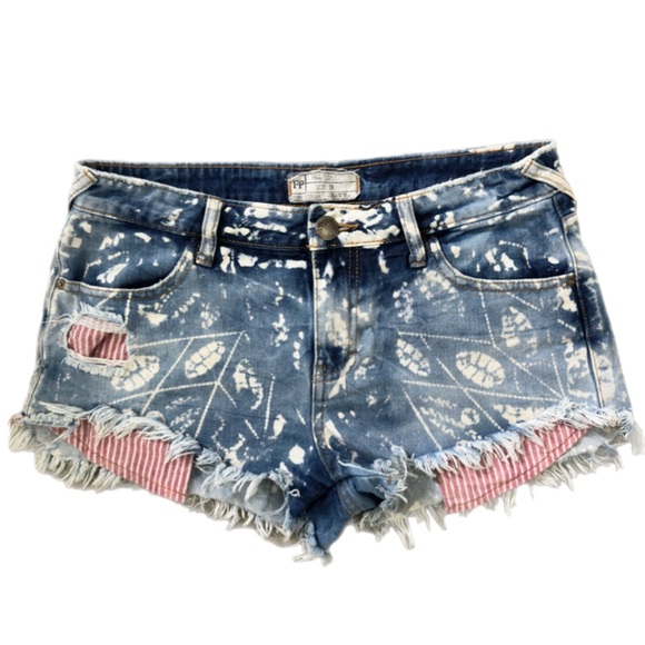 Free People Denim Shorts Bundle Size 28 (2 Pairs) - Picture 7 of 14